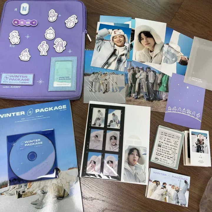 [BUNJANG] BTS 2021 Winter Package Jimin Photocard and Film Set / 방탄 2021 윈터패키지 풀구성 지민(포카, 필름 포함)