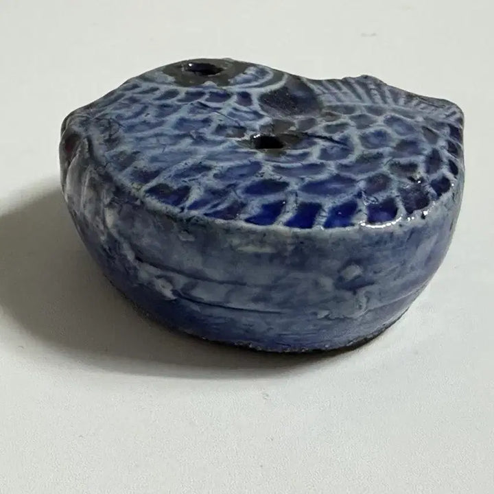 [BUNJANG] Antique Celadon Porcelain Fish Inkstone / 도자기 물고기 연적 (등용문을 뜻하는 의미)