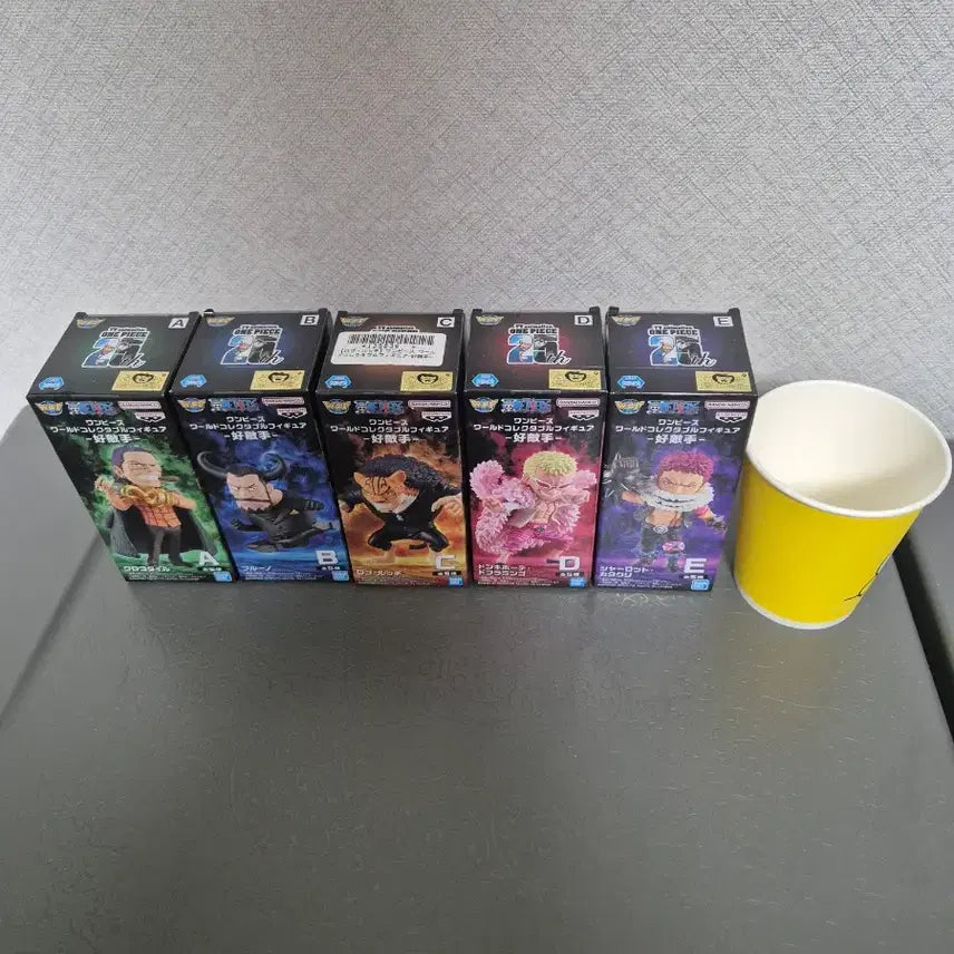 [BUNJANG] One Piece World Collectable Figure 5-Piece Set / 원피스 월드 콜렉터블 피규어 5종 세트