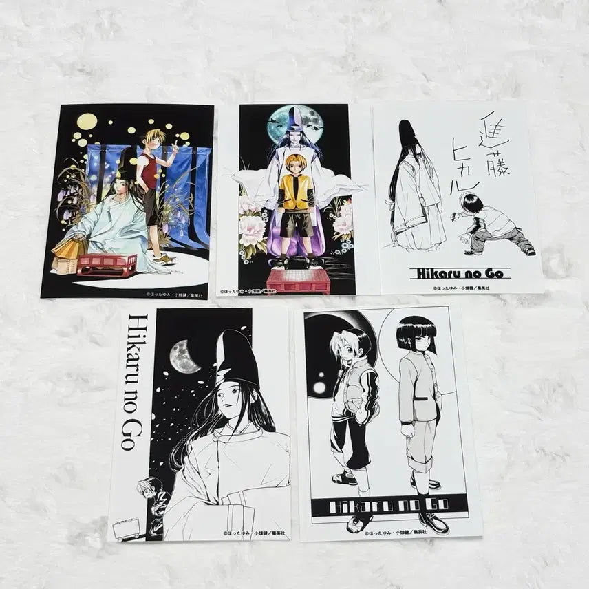 [BUNJANG] Hikaru no Go Ghost Go Novel Exhibition Kuji Bromide Set / (일괄 가격) 히카루의 바둑 고스트 바둑왕 히카고 원화전 쿠지 브로마이드