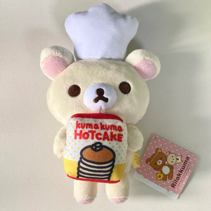 [BUNJANG] San-X Rilakkuma Korilakkuma Hotcake Pancake Plush / 산엑스 리락쿠마 코리락쿠마 핫케이크 팬케이크 인형 양도 판매