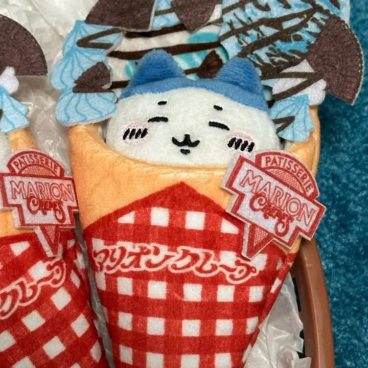 [BUNJANG] Chiikawa Hachiware Crepe Plush Doll / 치이카와 하치와레 크레페 치이카와 크레페 마리온 크레페 인형