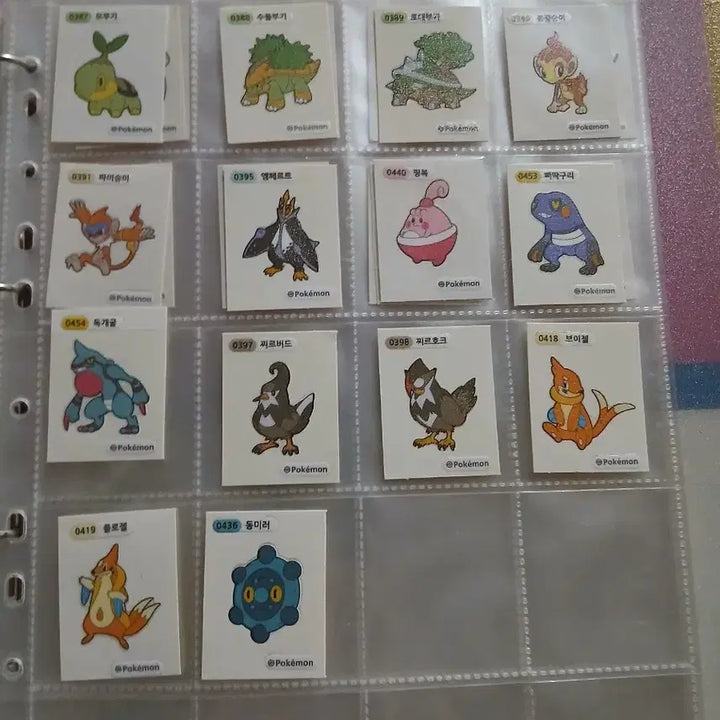 [BUNJANG] Pokemon Sticker Set Selection (Gen 3, 4, 9) / 포켓몬띠부씰 1개 선택 뉴시즌 3세대 4세대 9세대 띠부씰