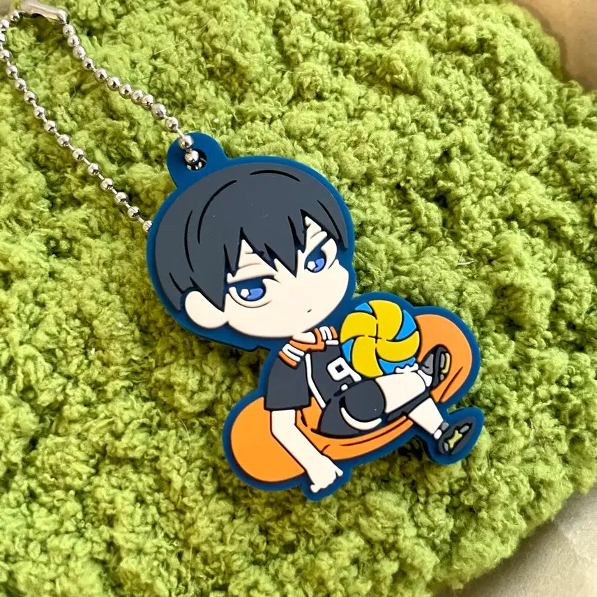 [BUNJANG] Haikyuu!! Kageyama Tobio Rubber Strap Keychain / (새상품) 하이큐 카게야마 토비오 러버스트랩 키링