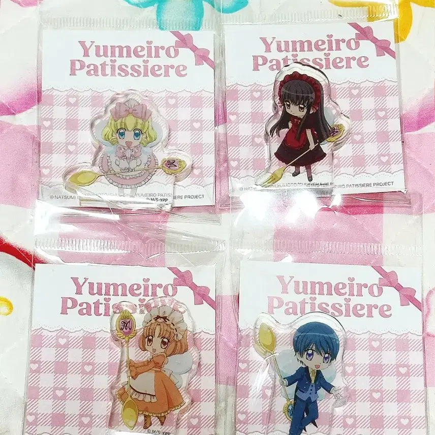 [BUNJANG] Yumeiro Patissiere Acrylic Corotto 4-Piece Bundle Set / 꿈빛파티시엘 스위트요정아크릴 코롯토 4종일괄 꿈빛파티시엘팝업