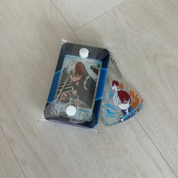[BUNJANG] My Hero Academia Todoroki Acrylic Keyring + Card Holder / 나히아 토도로키 아크릴 키링 + 카드 홀더
