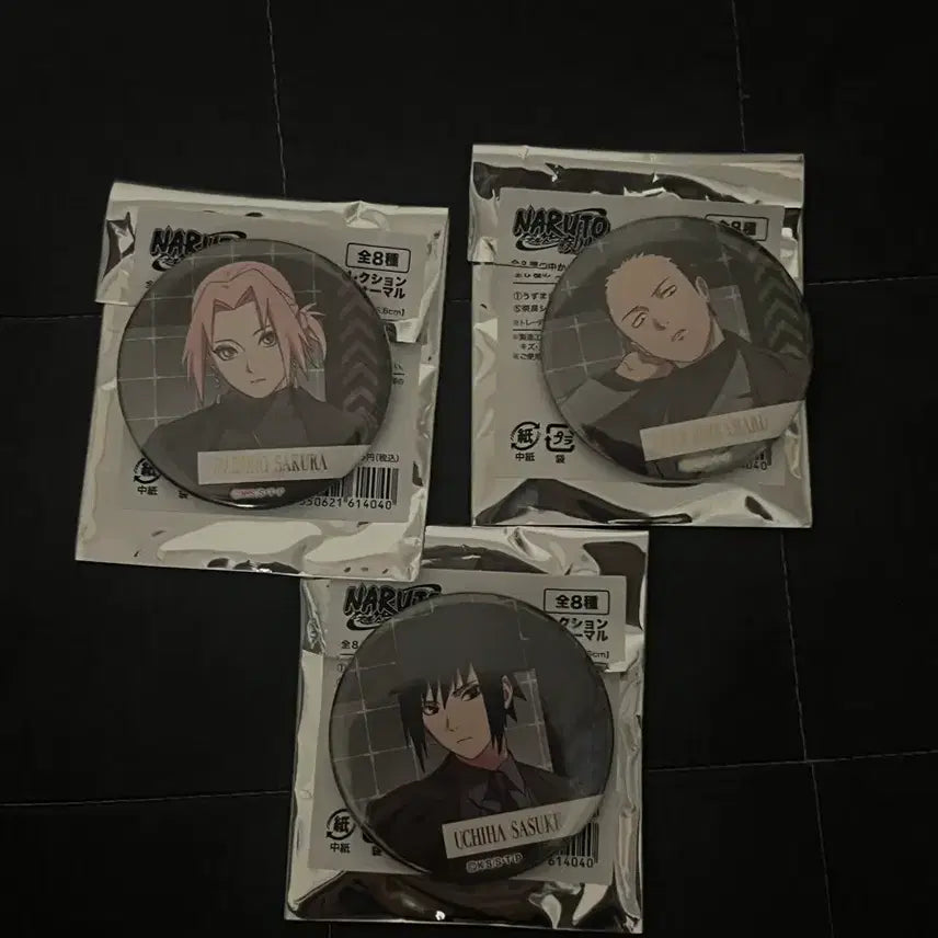 [BUNJANG] Naruto Can Badge Bundle Set / 나루토 캔뱃지 일괄