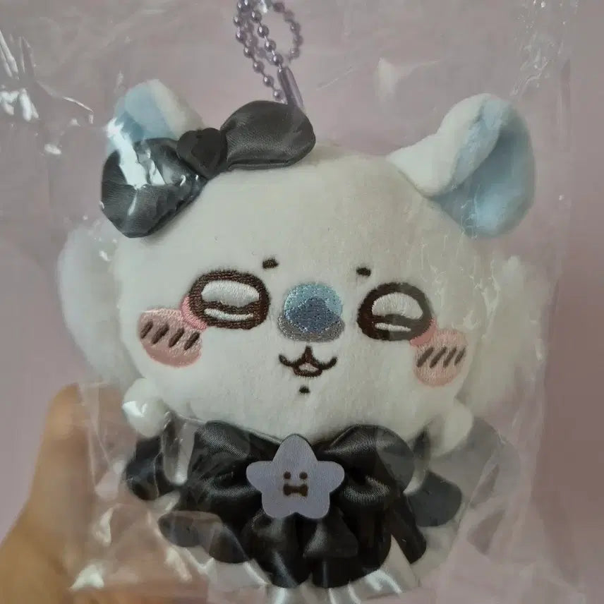[BUNJANG] Chiikawa Magical Darkened Momonga Mascot Plush / 치이카와 매지컬 흑화 모몽가 마스코트 먼작귀 인형