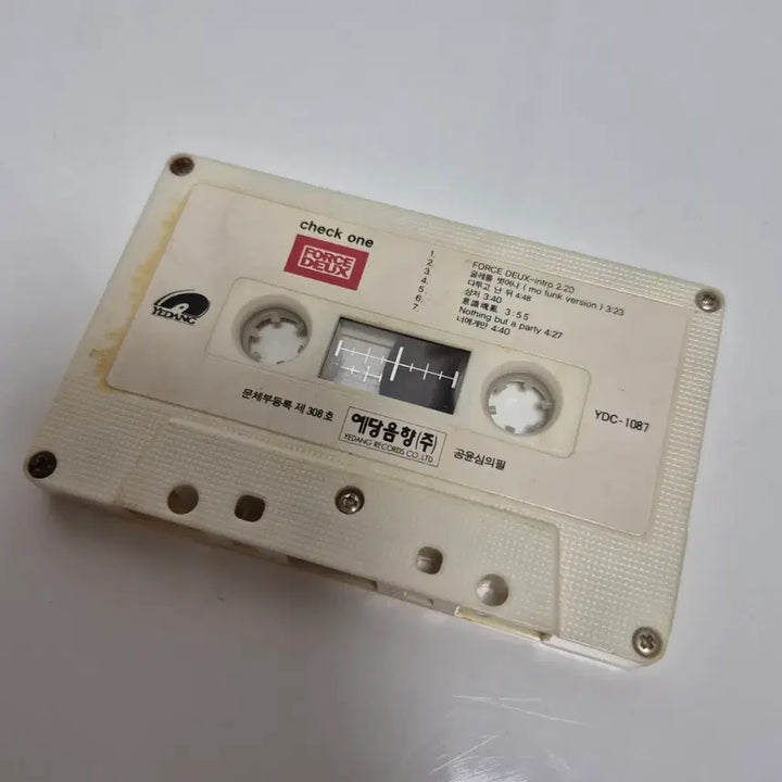 [BUNJANG] Deux 3rd Album Force Deux Cassette Tape YD Sound Edition / 희귀 예당판 듀스 3집 force deux 카세트테이프 예당음향