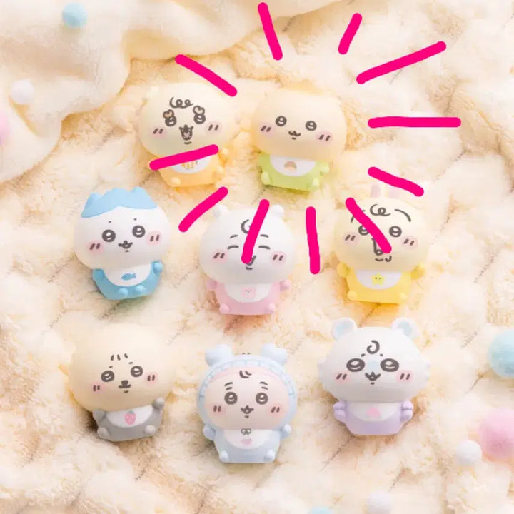 [BUNJANG] Chiikawa Baby Mini Soft Vinyl Figure Kurimanju / 치이카와 베이비 미니 소프비 피규어 쿠리만쥬