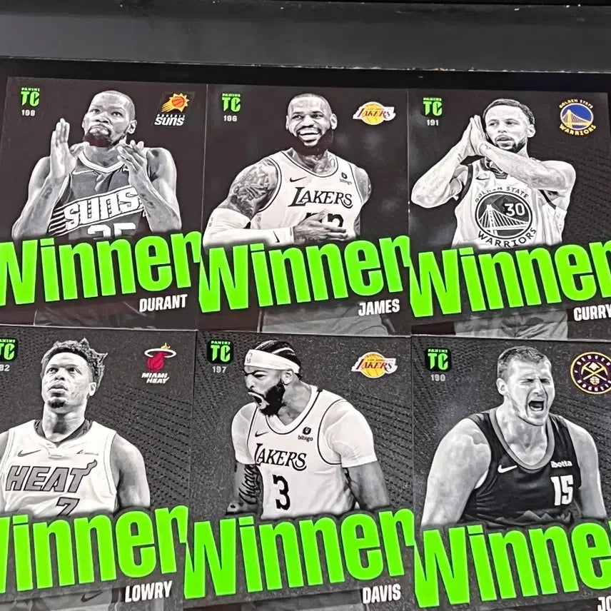 [BUNJANG] Panini NBA Winner Card Set - 6 Types (Curry, Durant, etc.) / PANINI NBA WINNER카드 릅커듀 등등 6종