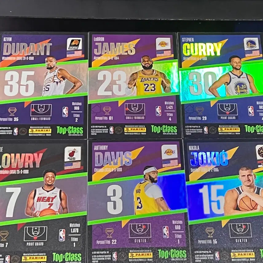 [BUNJANG] Panini NBA Winner Card Set - 6 Types (Curry, Durant, etc.) / PANINI NBA WINNER카드 릅커듀 등등 6종