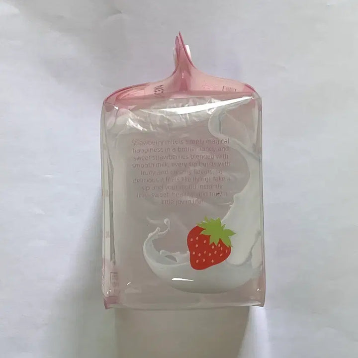 [BUNJANG] 10cm Doll Pouch - Strawberry Milk Carton Design / (새상품) 10cm 인형 누이용 파우치