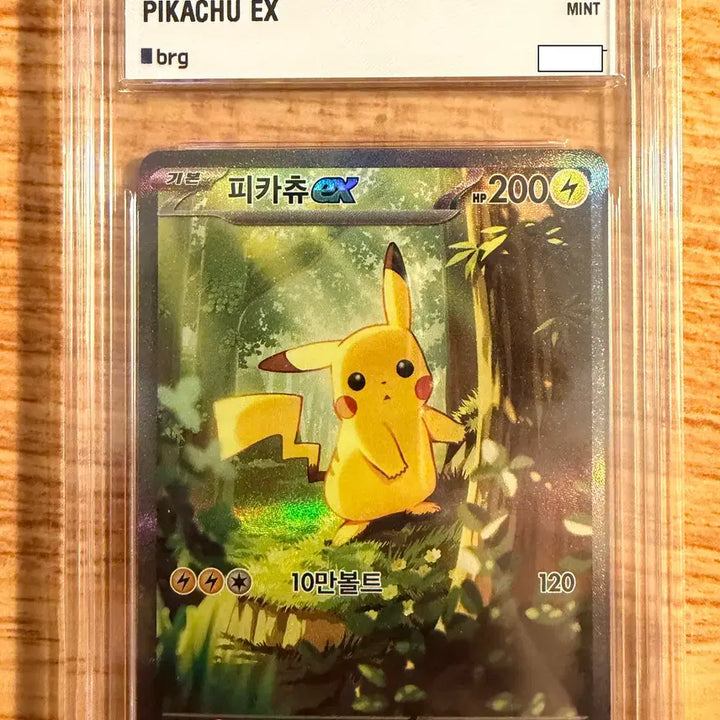 [BUNJANG] Pokemon Card Pikachu SAR BRG9 100 Deck Graded Card / 포켓몬카드 100덱 피카츄 SAR BRG9