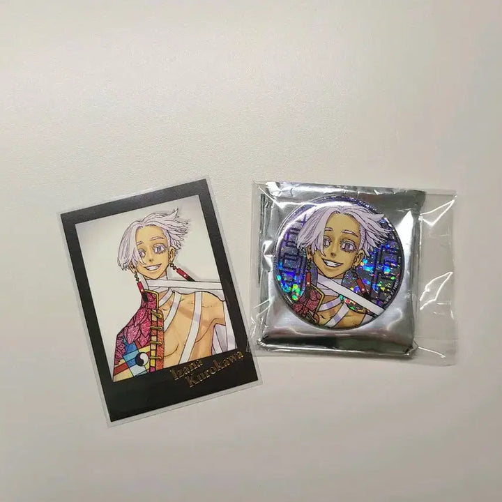 [BUNJANG] Tokyo Revengers Kurokawa Izana Original Art Exhibition Can Badge &amp; Photocard / 도쿄리벤져스 도리벤 쿠로카와 이자나 원화전 신원화전 캔뱃지 포토카드 파샤