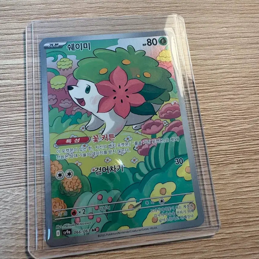 [BUNJANG] Pokemon Card Shaymin AR 066/063 / 포켓몬 카드 쉐이미 AR 066/063