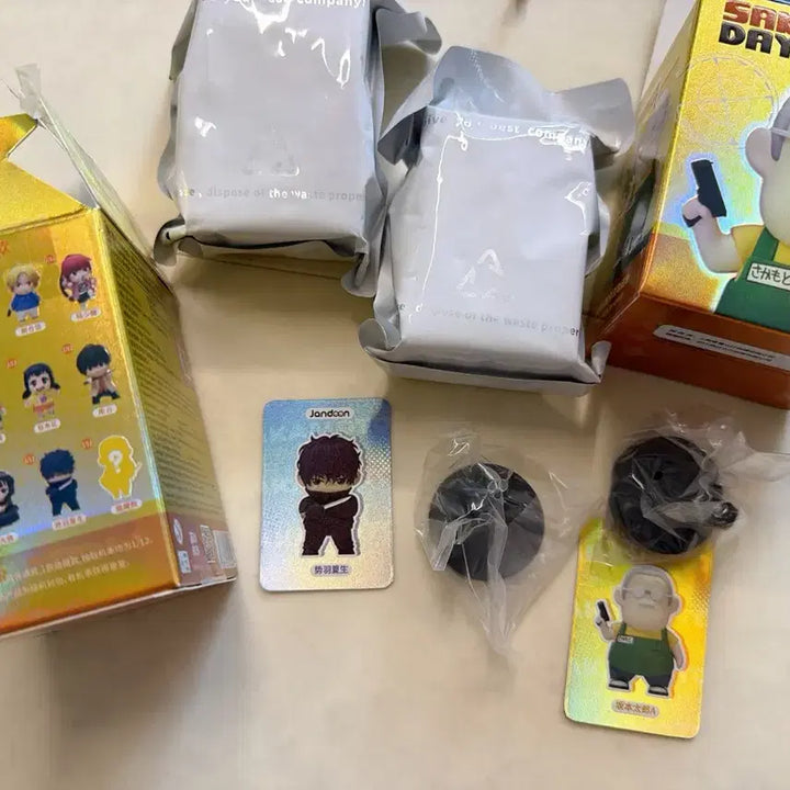 [BUNJANG] Sakamoto Days Bean &amp; Rice Figure Bundle Set / 콩알 쌀알피규어 사카모토데이즈 일괄판매