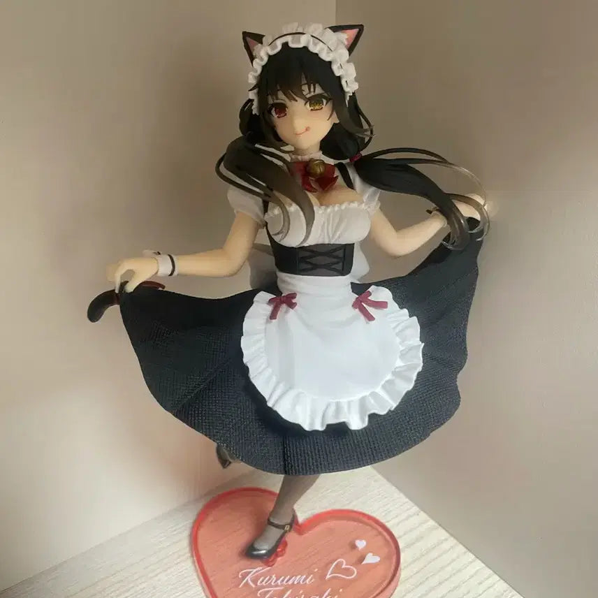 [BUNJANG] Tokisaki Kurumi Nekomade Figure / 급처) 토키사키 쿠루미 네코메이드 피규어