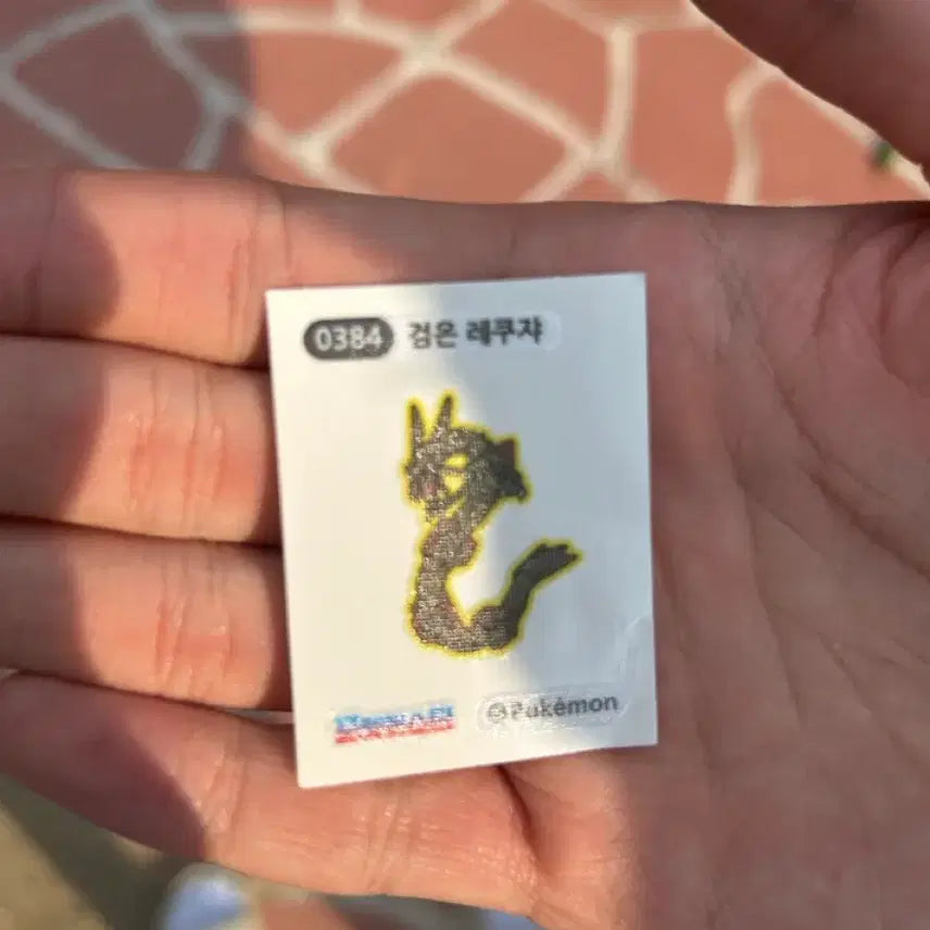 [BUNJANG] Pokemon Sticker - Black Rayquaza / 포켓몬 스티커 검은 레쿠쟈