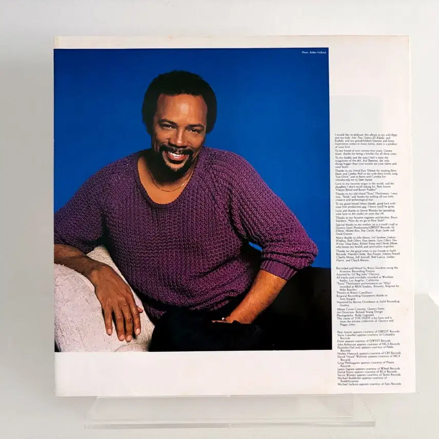 [BUNJANG] Quincy Jones The Dude LP Record 1984 Japanese Press / 퀸시존스 LP 레코드 Quincy Jones 마이클잭슨