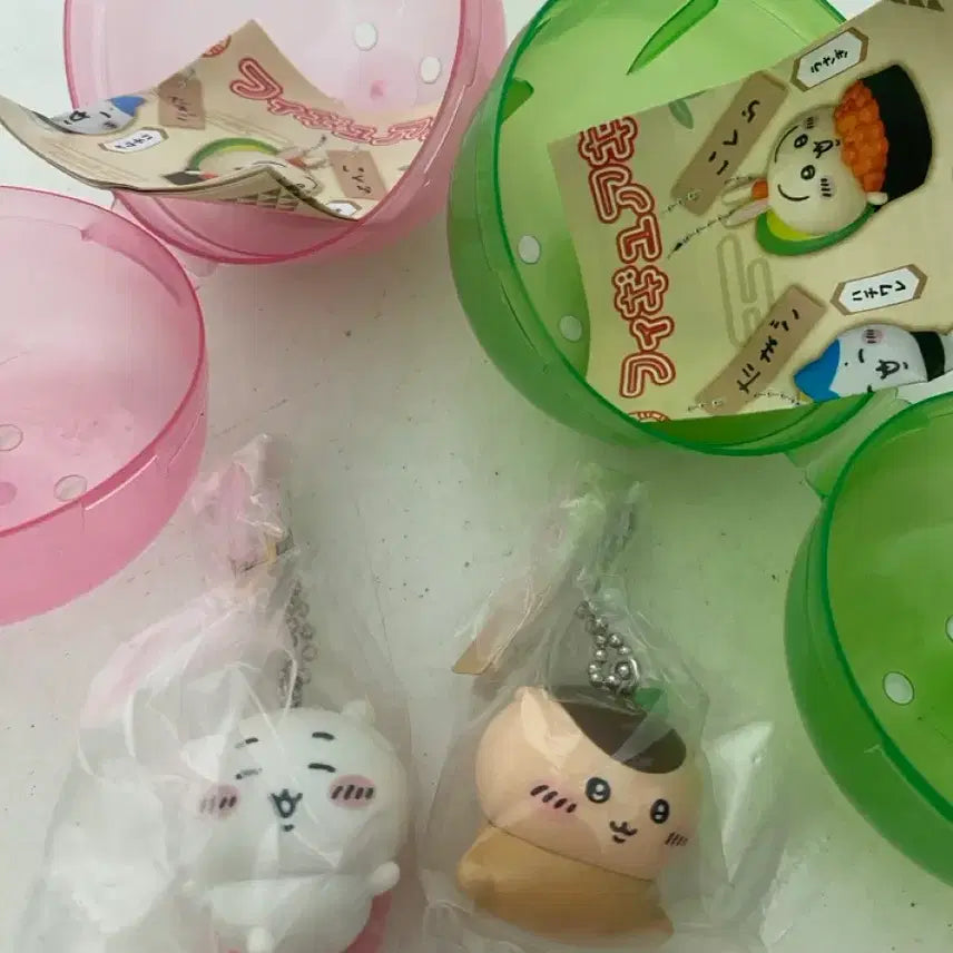 [BUNJANG] Chikawa Sushi Gacha Keychain Bundle Set / 먼작귀 초밥 스시 키링 가챠 치이카와 쿠리만쥬 2종일괄