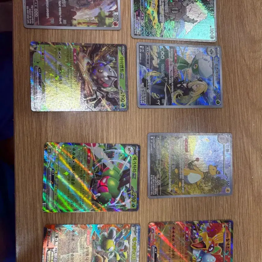 [BUNJANG] Pokemon Cards Set (4) / 포켓몬 카드 칠색조/메가자리/아이앤트/사이닐하더 외 4장