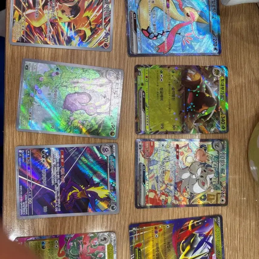 [BUNJANG] Pokemon Cards Set (4) / 포켓몬 카드 칠색조/메가자리/아이앤트/사이닐하더 외 4장