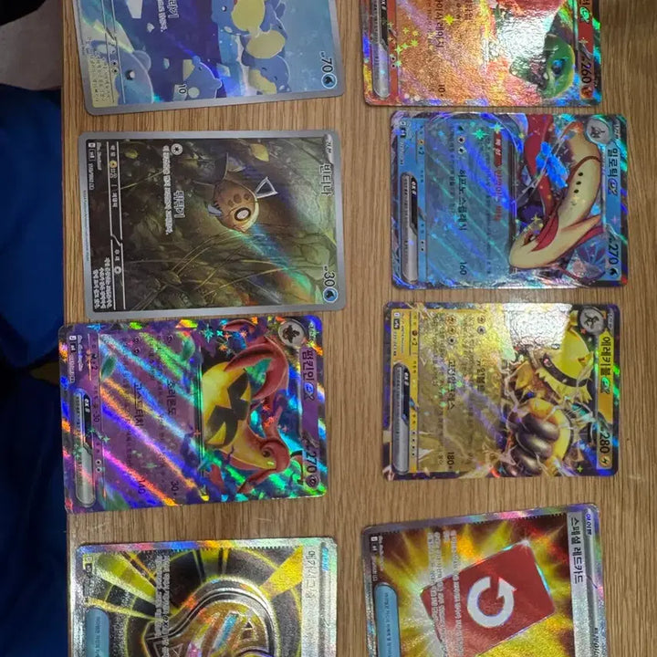 [BUNJANG] Pokemon Cards Set (4) / 포켓몬 카드 칠색조/메가자리/아이앤트/사이닐하더 외 4장