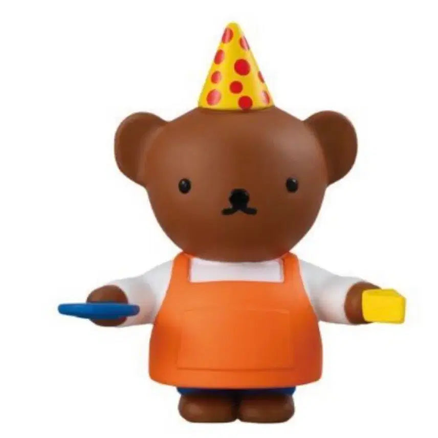 [BUNJANG] Miffy Boris Figure with Party Hat / 미피 가챠 보리스 피규어