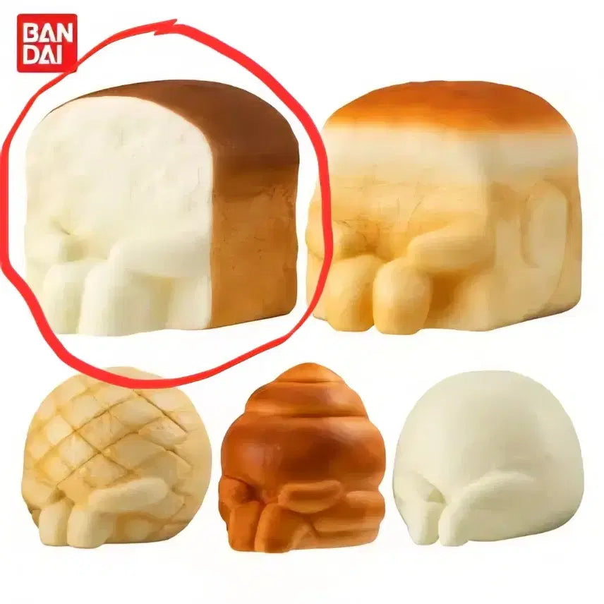 [BUNJANG] Big Size Squishy Bread Gachapon Figure (New) / 언제오려나 말랑말랑 빵 빅사이즈 가챠 식빵(새상품)
