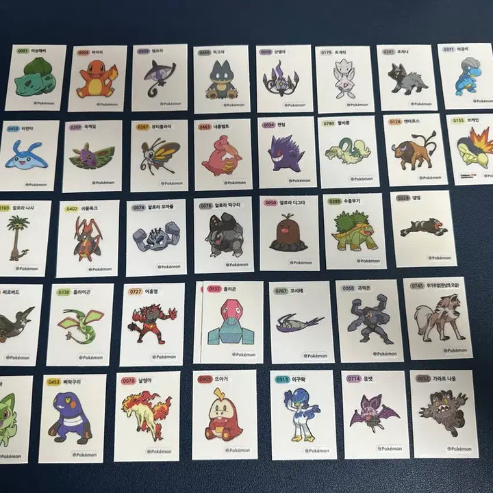 [BUNJANG] Pokemon Sticker Collection - Trade Available / 포켓몬 띠부씰 교환