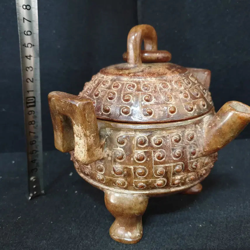 [BUNJANG] Eastern Zhou Dynasty Three-Legged Ruyao XuGou / (수원만물)출토 춘추시기 삼족 고옥  수구