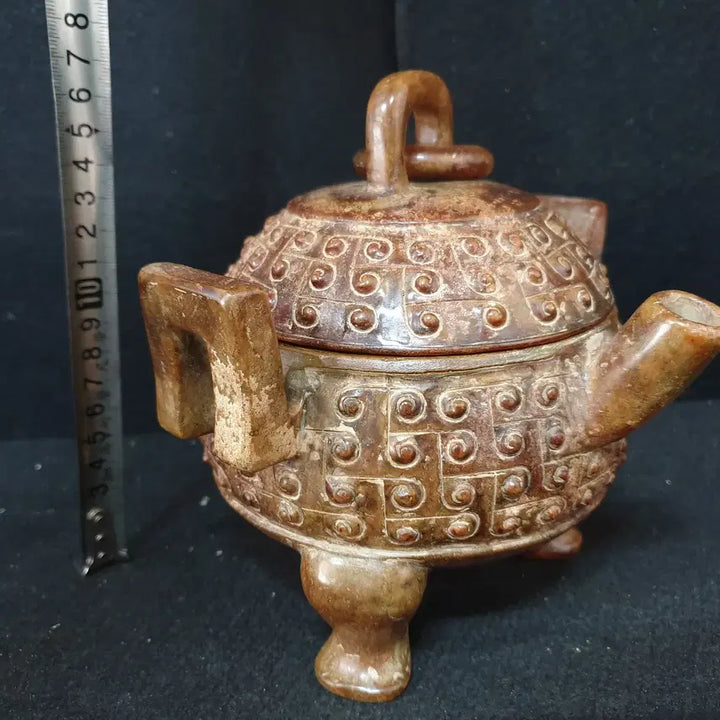 [BUNJANG] Eastern Zhou Dynasty Three-Legged Ruyao XuGou / (수원만물)출토 춘추시기 삼족 고옥  수구