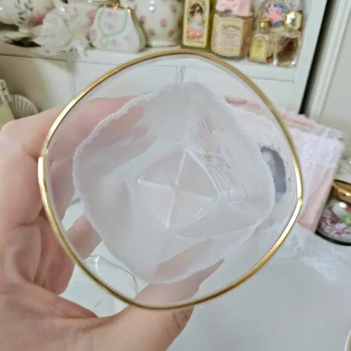 [BUNJANG] Vintage Toyo Glass Belle Fleur Tumbler and Plate Set / 빈티지 컵 접시
