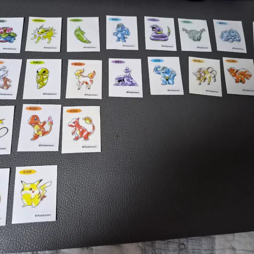 [BUNJANG] Pokemon 30th Anniversary Artwork Ttibusil Stickers / 포켓몬 30주년 아트워크 띠부실