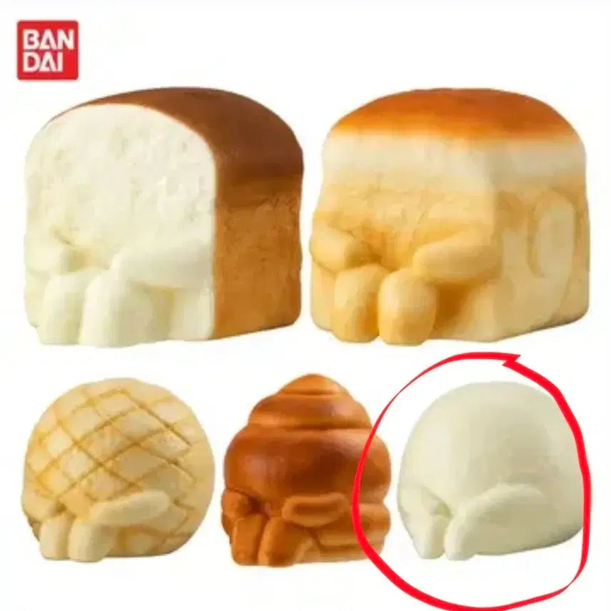 [BUNJANG] Big Size Squishy Bread Dough Figure (New) / 언제오려나 말랑말랑 빵 빅사이즈 가챠 빵반죽(새상품)