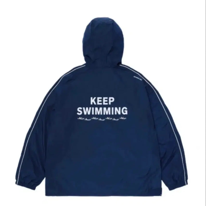 [BUNJANG] BTS Swim Wind Jacket Blue XL / BTS 스윔 윈드 자켓 블루 XL