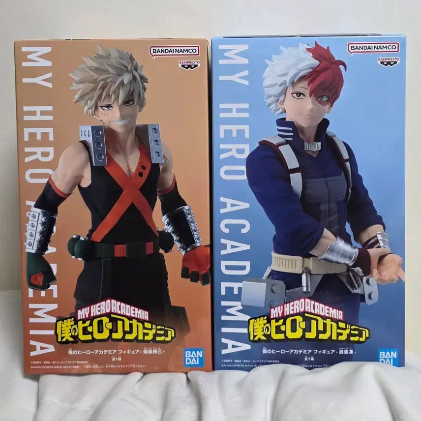 [BUNJANG] My Hero Academia Katsuki Bakugo Shoto Todoroki Figure Bundle Set (Sealed) / 미개봉/일괄 운포 4.8)히로아카 바쿠고 토도로키 피규어