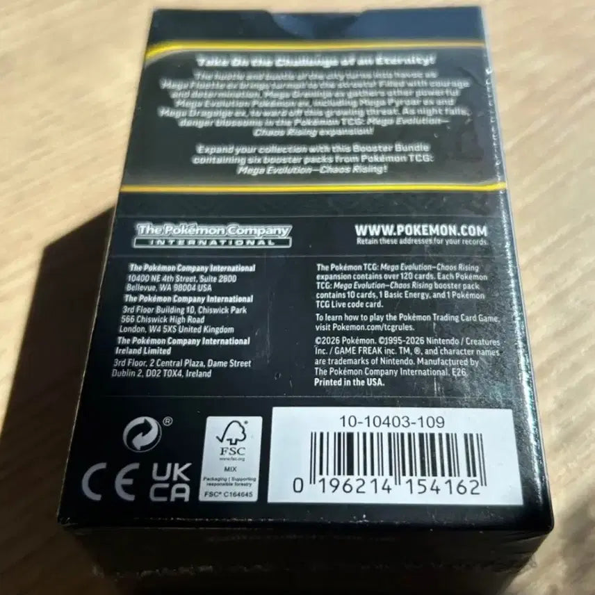 [BUNJANG] Pokemon TCG Chaos Rising Booster Bundle (English Version) / 포켓몬스터 북미판 (영문판) 카오스라이징 부스터번들