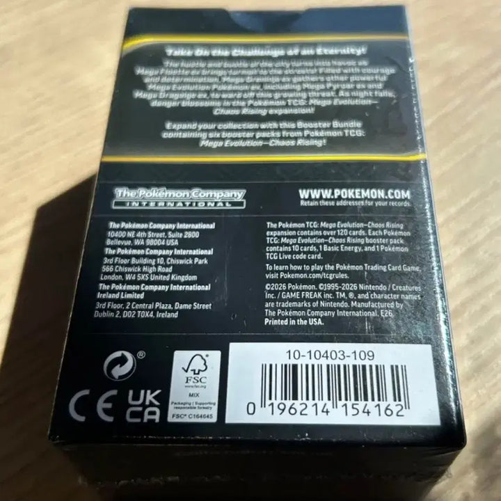 [BUNJANG] Pokemon TCG Chaos Rising Booster Bundle (English Version) / 포켓몬스터 북미판 (영문판) 카오스라이징 부스터번들