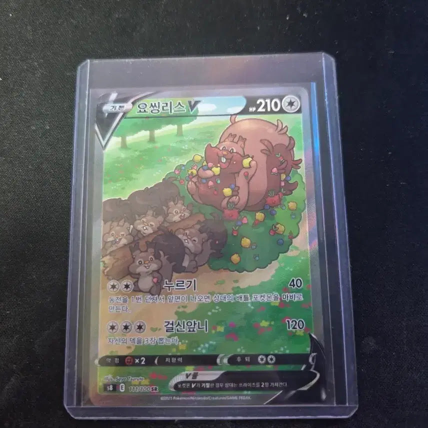 [BUNJANG] Yoshinglis V Pokémon Card Special Edition S-Class / 요씽리스 V 포켓몬 카드 특일 S급
