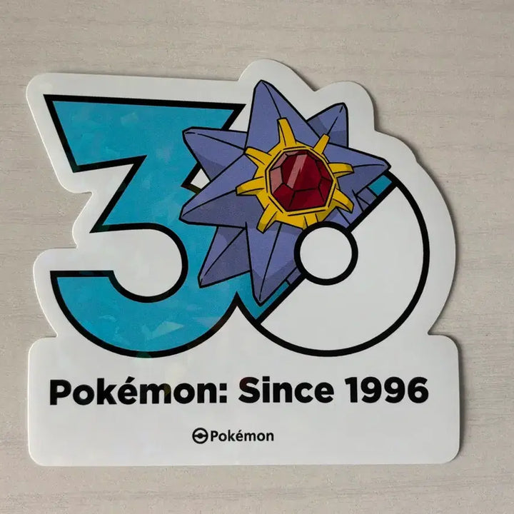 [BUNJANG] Pokemon 30th Anniversary Acu-star Sticker / 포켓몬 30주년 기념 아쿠스타 스티커