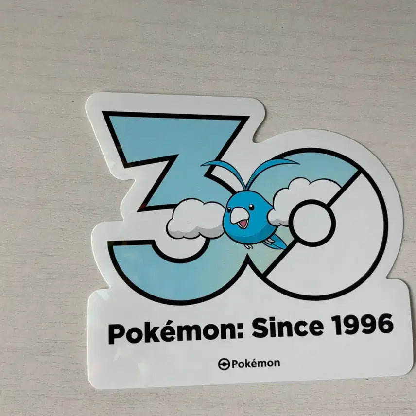 [BUNJANG] Pokemon 30th Anniversary Pabico Sticker / 포켓몬 30주년 스티커 파비코