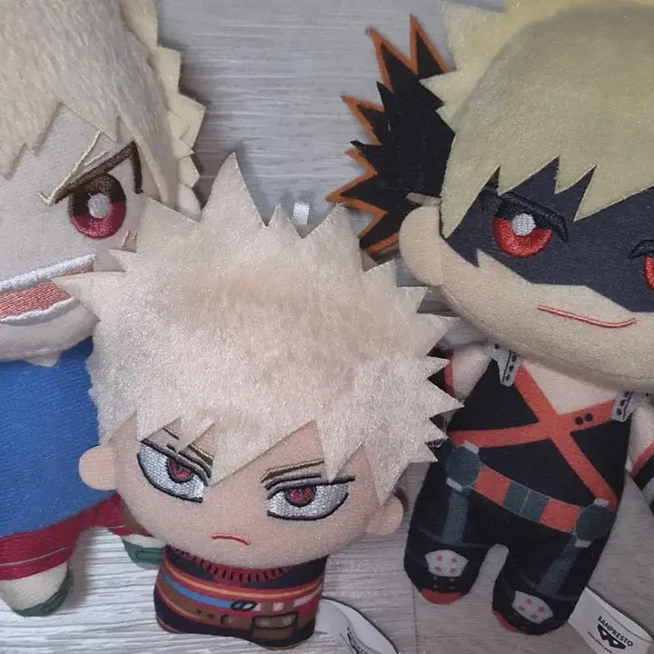 [BUNJANG] Katsuki Bakugo Jyuuketsu Chibi Nuigurumi &amp; Tomo Nuigurumi Bundle Set / 일괄처분)바쿠고 십걸 치비누이 토모누이