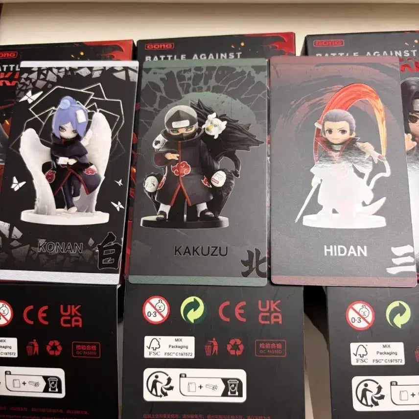 [BUNJANG] Popmart Naruto Akatsuki Conan, Kakuzu, Hidan Bundle Set Unsealed / 나루토 팝마트 아카츠키 코난+카쿠즈+히단 일괄 미개봉 새상품입니다