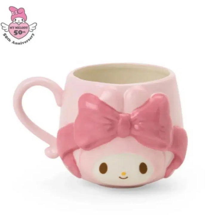 [BUNJANG] Sanrio My Melody Ribbon Princess 50th Anniversary Mug Cup / 산리오 마이멜로디 리본공주 컵 50주년 머그컵 리본공주
