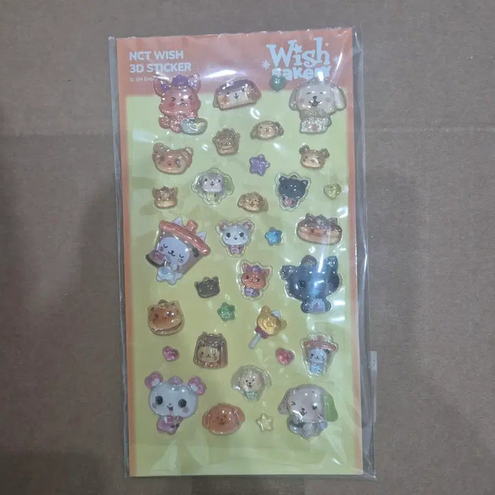 [BUNJANG] NCT WISH Bakery Pop-up 3D Sticker (Sealed) / 엔시티 위시 nct wish 베이커리 팝업 3D 스티커 미개봉 양도