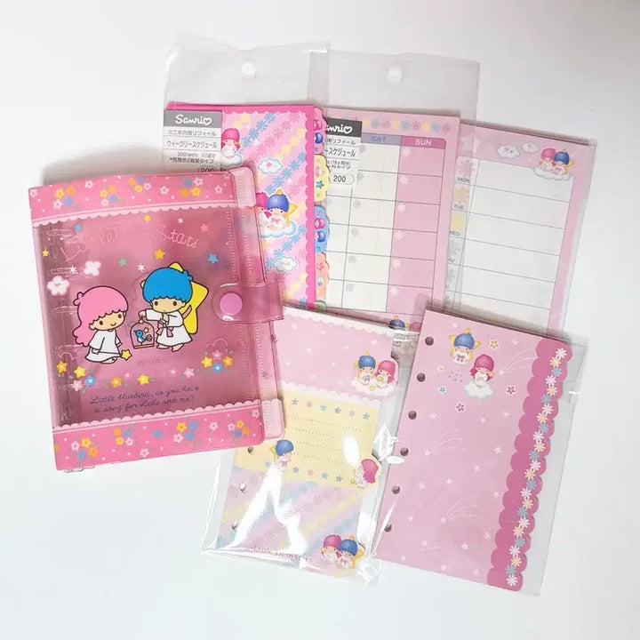 [BUNJANG] Kiki Lala Binder &amp; Classic Diary Set / 키키라라다이어리 키키라라바인더 고전키티다이어리 고전다이어리 헤이세이