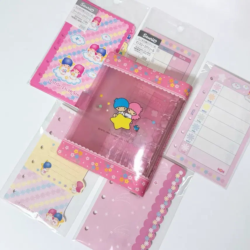[BUNJANG] Kiki Lala Binder &amp; Classic Diary Set / 키키라라다이어리 키키라라바인더 고전키티다이어리 고전다이어리 헤이세이