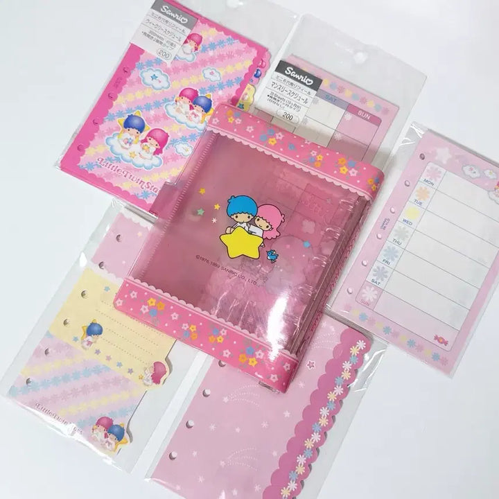 [BUNJANG] Kiki Lala Binder &amp; Classic Diary Set / 키키라라다이어리 키키라라바인더 고전키티다이어리 고전다이어리 헤이세이